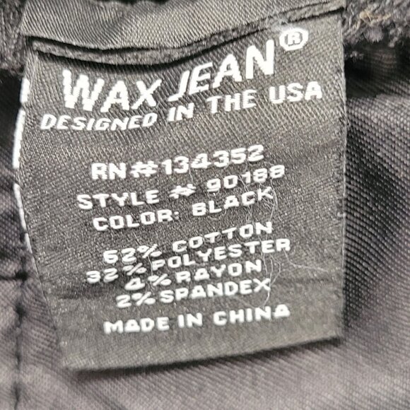 Wax Jean Collection - Black Women Distressed Stretched Jeans - Size 13/31 - Picture 14 of 15